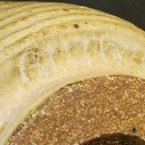 Mid Century Modern Wabisabi Signed Hand Thrown Ceramic Vase - Picture 12 of 13